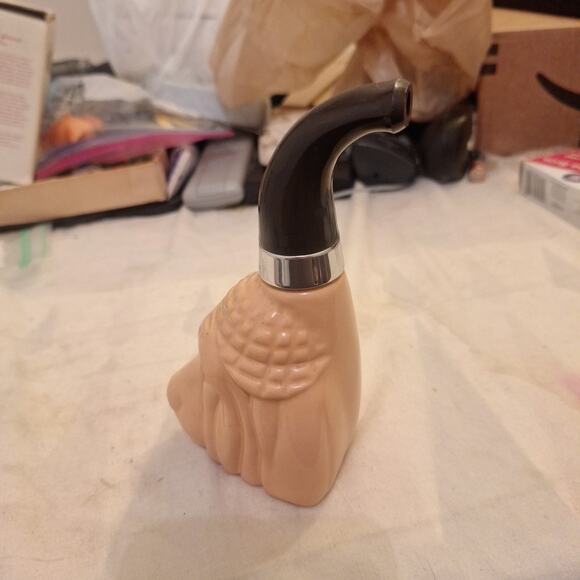 Vintage Avon Bloodhound Dog Pipe Bottle Wild Country After Shave Empt Bottle 5oz - Picture 1 of 4